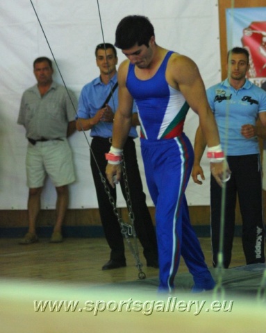 Stefan Kolimechkov competed for the gymnastics team of National Sports Academy