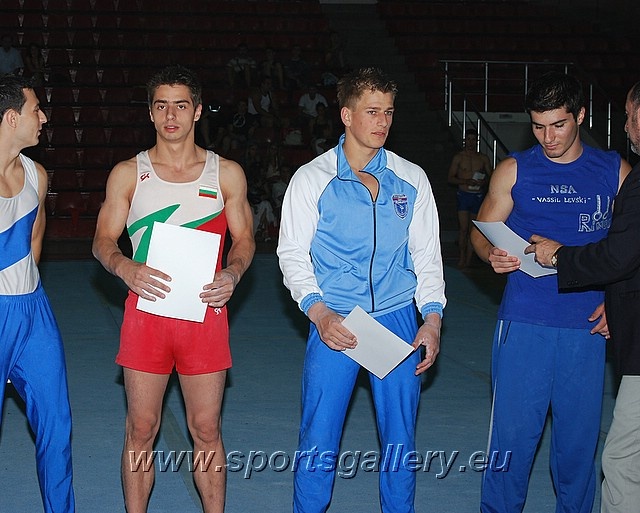 Stefan Kolimechkov - Awarding Ceremony National Men's Rings Final 2008