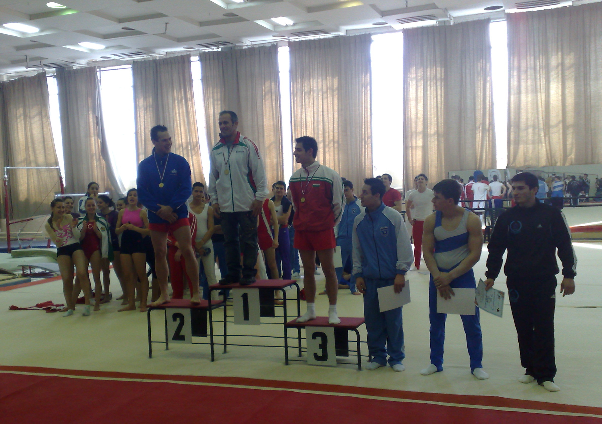 Stefan Kolimechkov finished 6th in the Men's Rings Final, Bulgarian Cup 2009