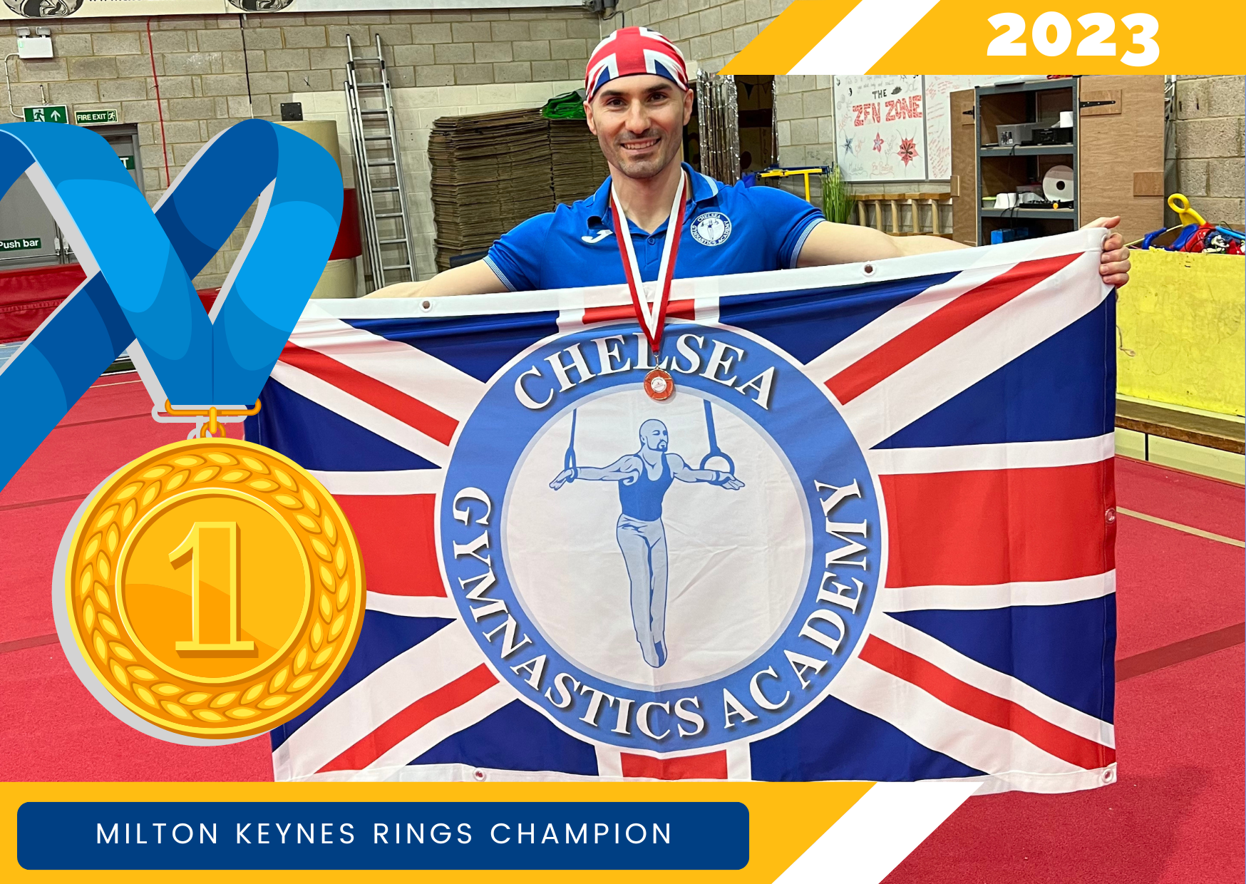 Stefan Kolimechkov is the Milton Keynes Rings Champion