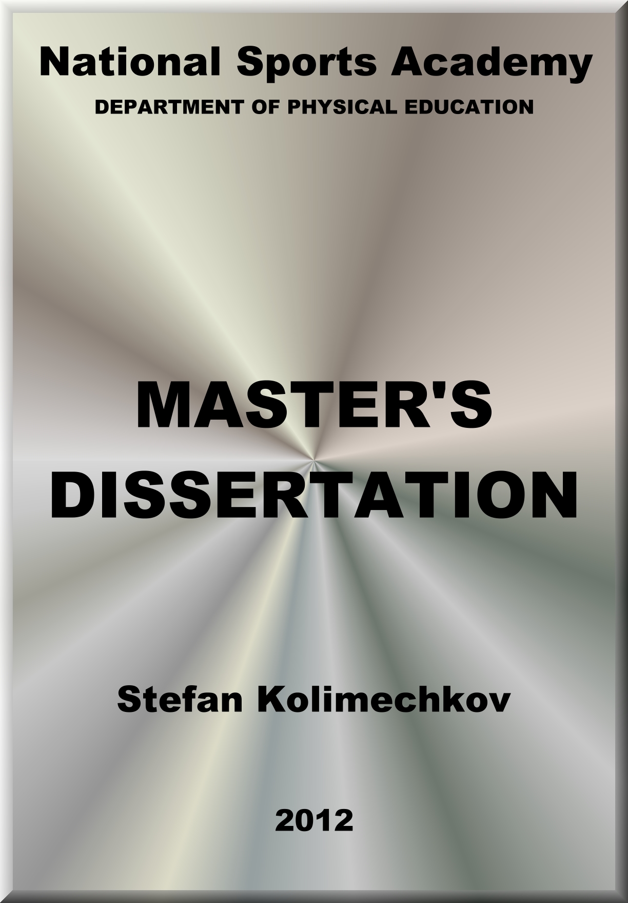 Master's Dissertation (2012)