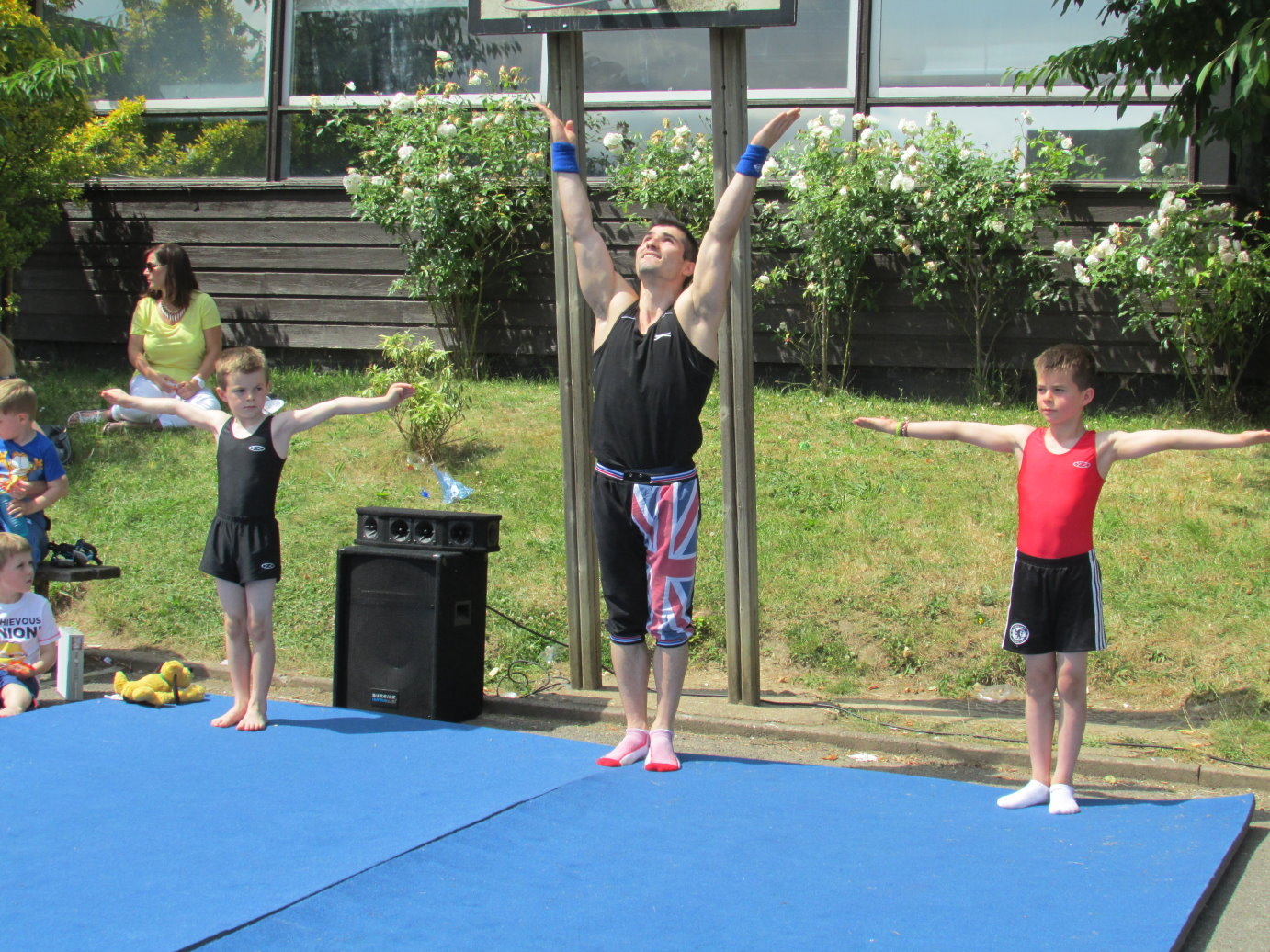 Gymnastics at Hadley Wood in London 1