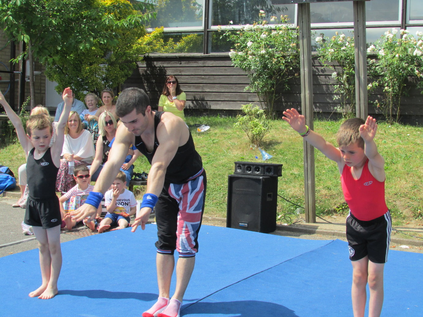 Gymnastics at Hadley Wood in London 2