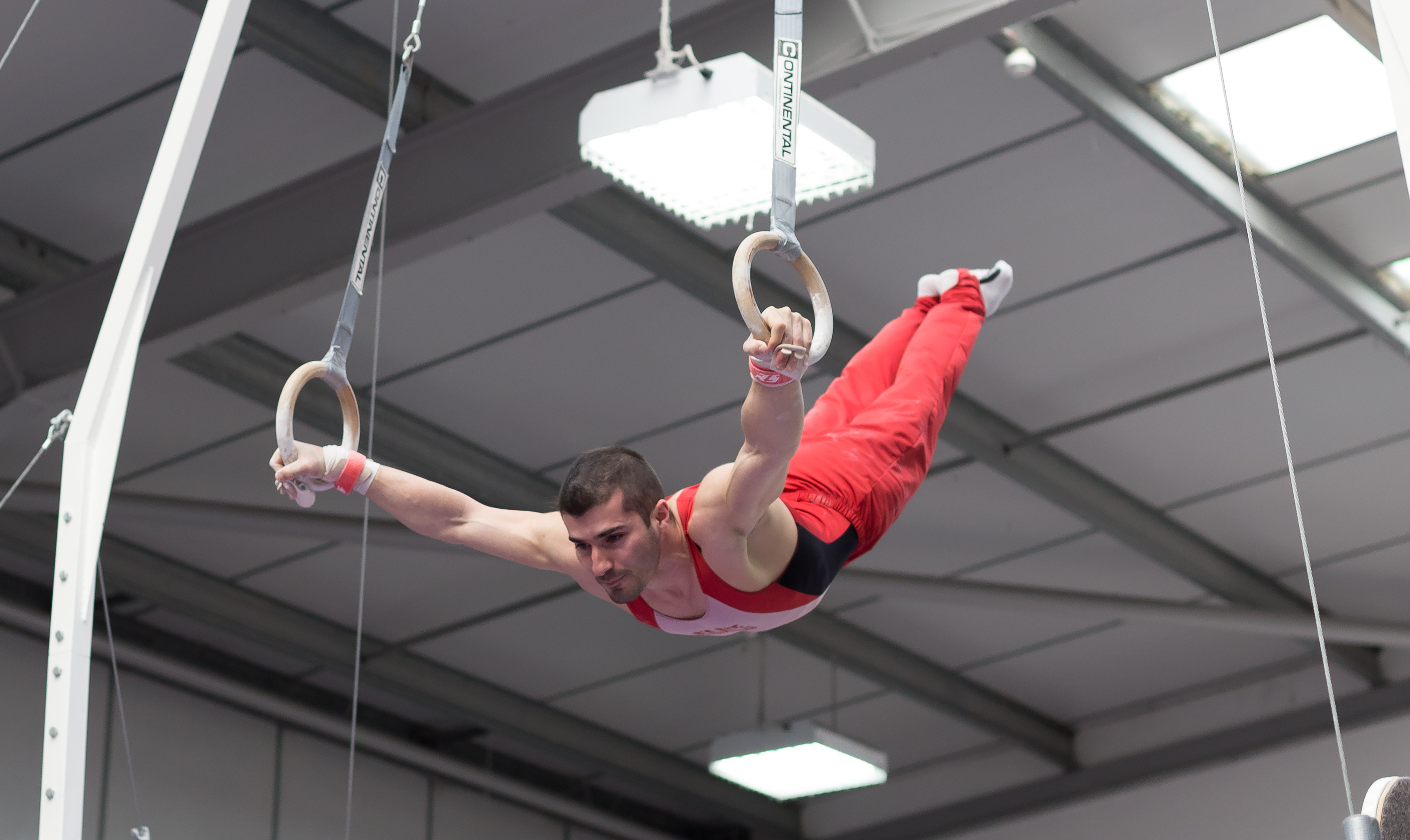 Stefan Kolimechkov at the 1066 Gymnastics Academy Adult Competition 2014