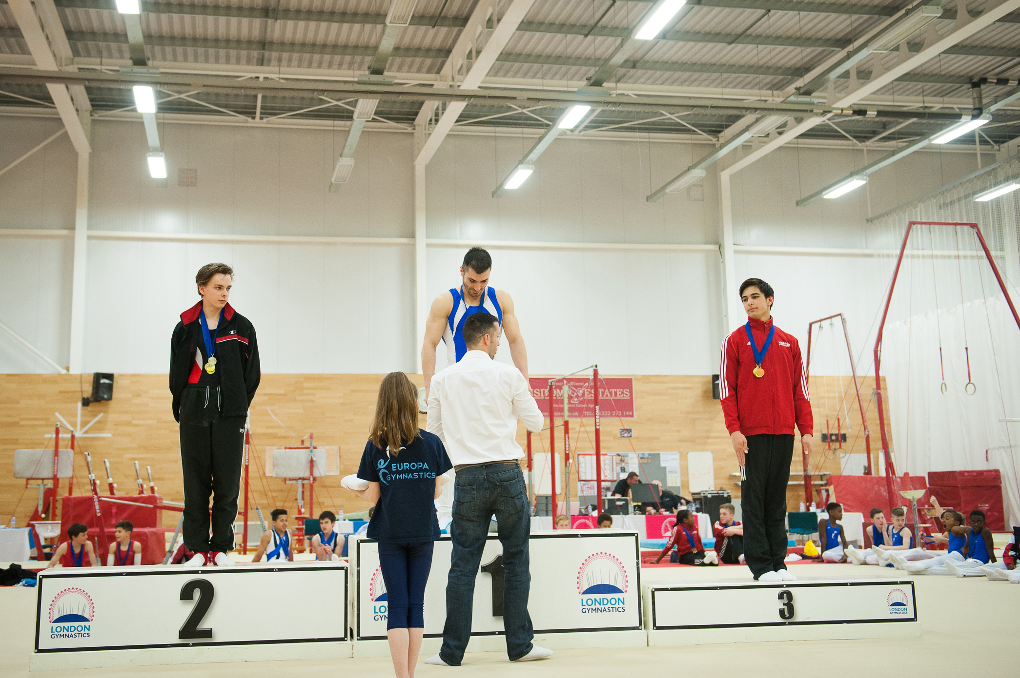Winning a Gold medal - London Gymnastics