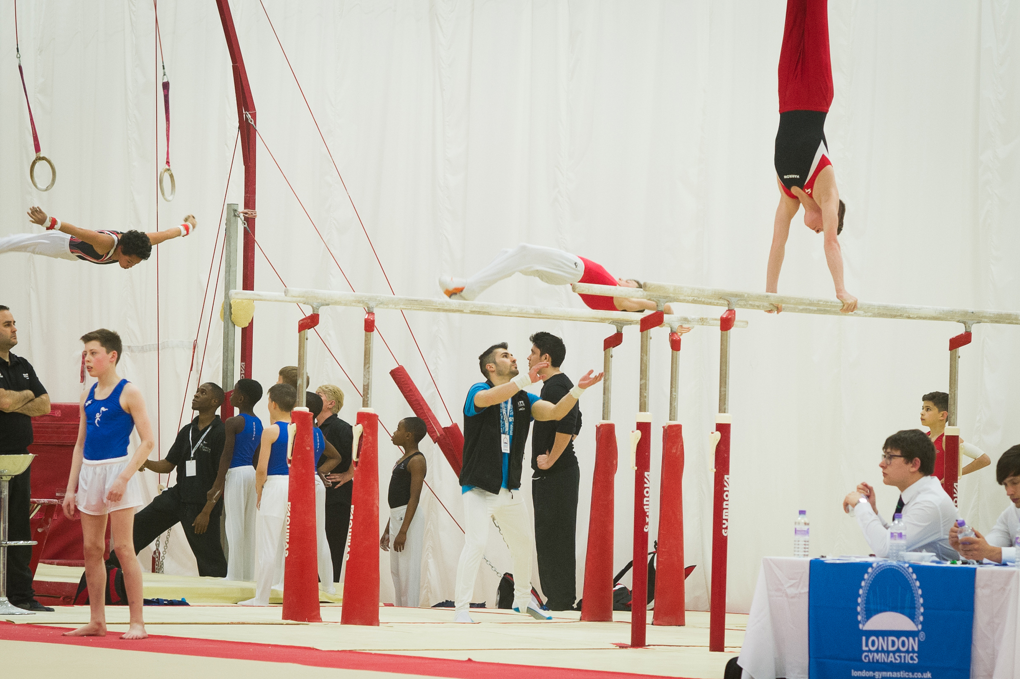 Men's Artistic Gymnastics competition at Europa Gymnastics Centre in London