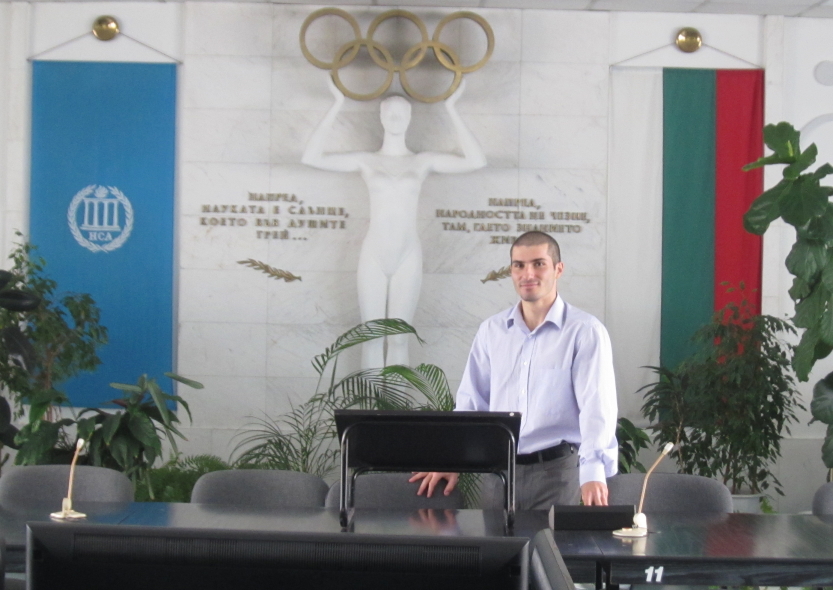 Stefan Kolimechkov at the National Sports Academy - Sofia