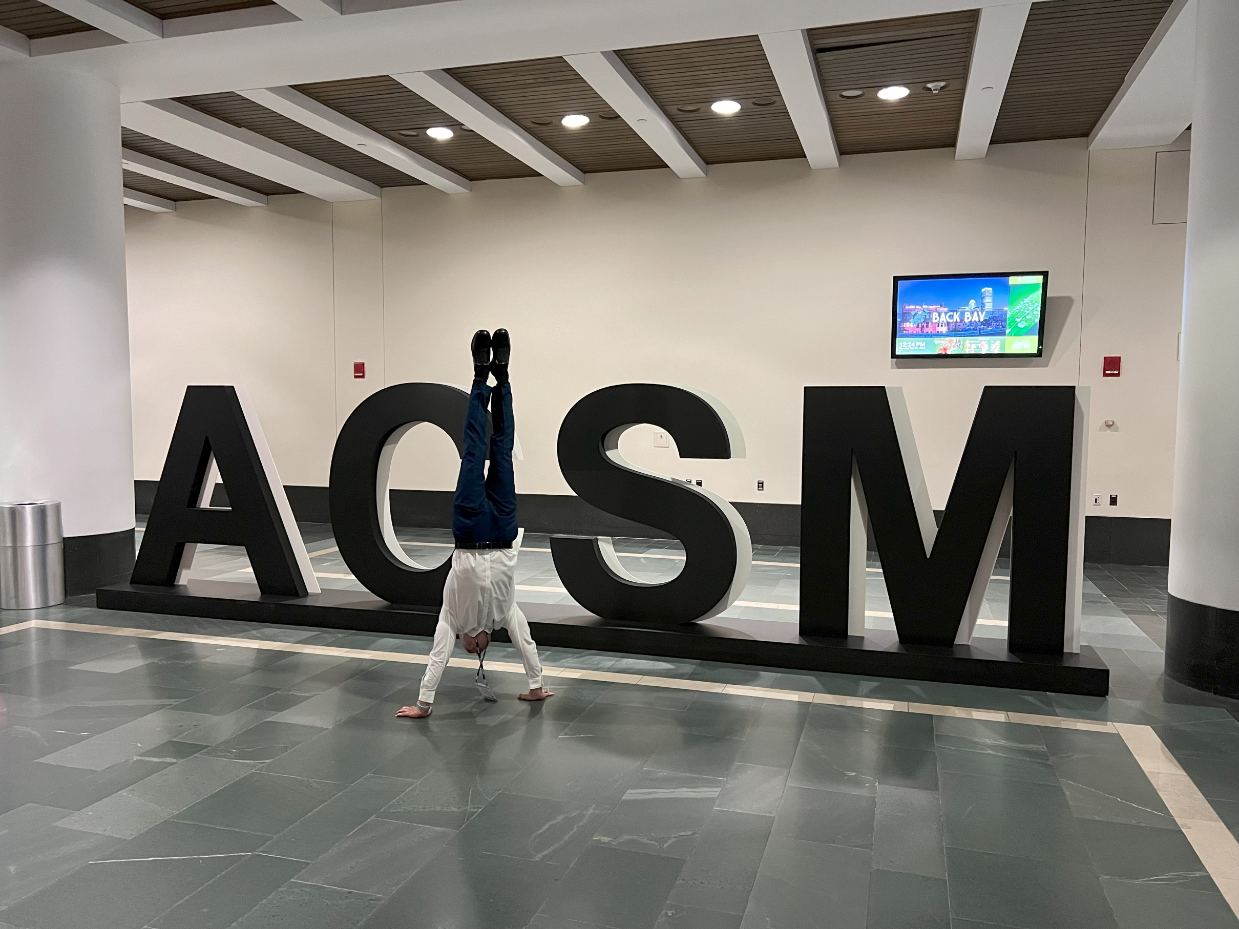 Handstand at the 71st Annual Meeting of the ACSM in Boston USA