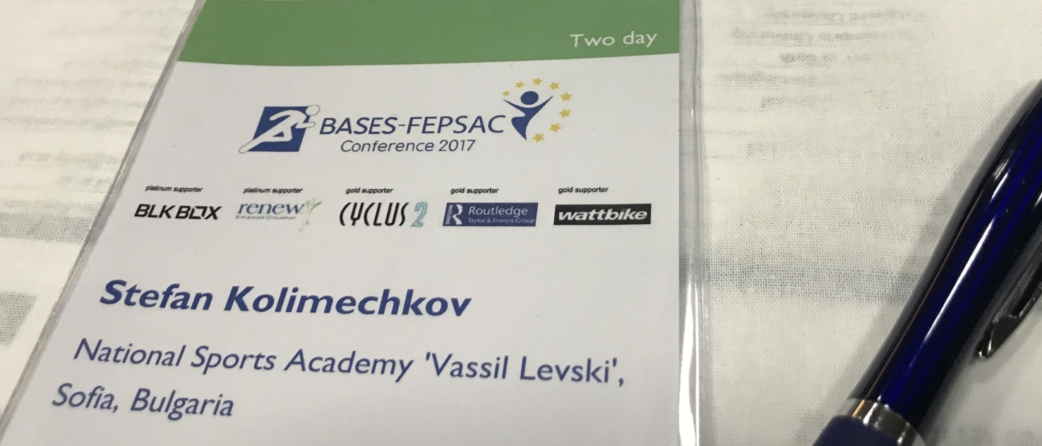 National Sports Academy Sofia Bulgaria at the BASES Conference