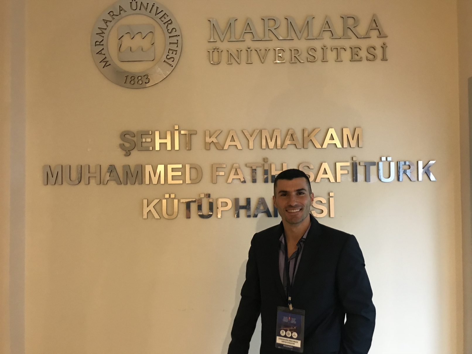 Dr Stefan Kolimechkov speaks at Marmara University