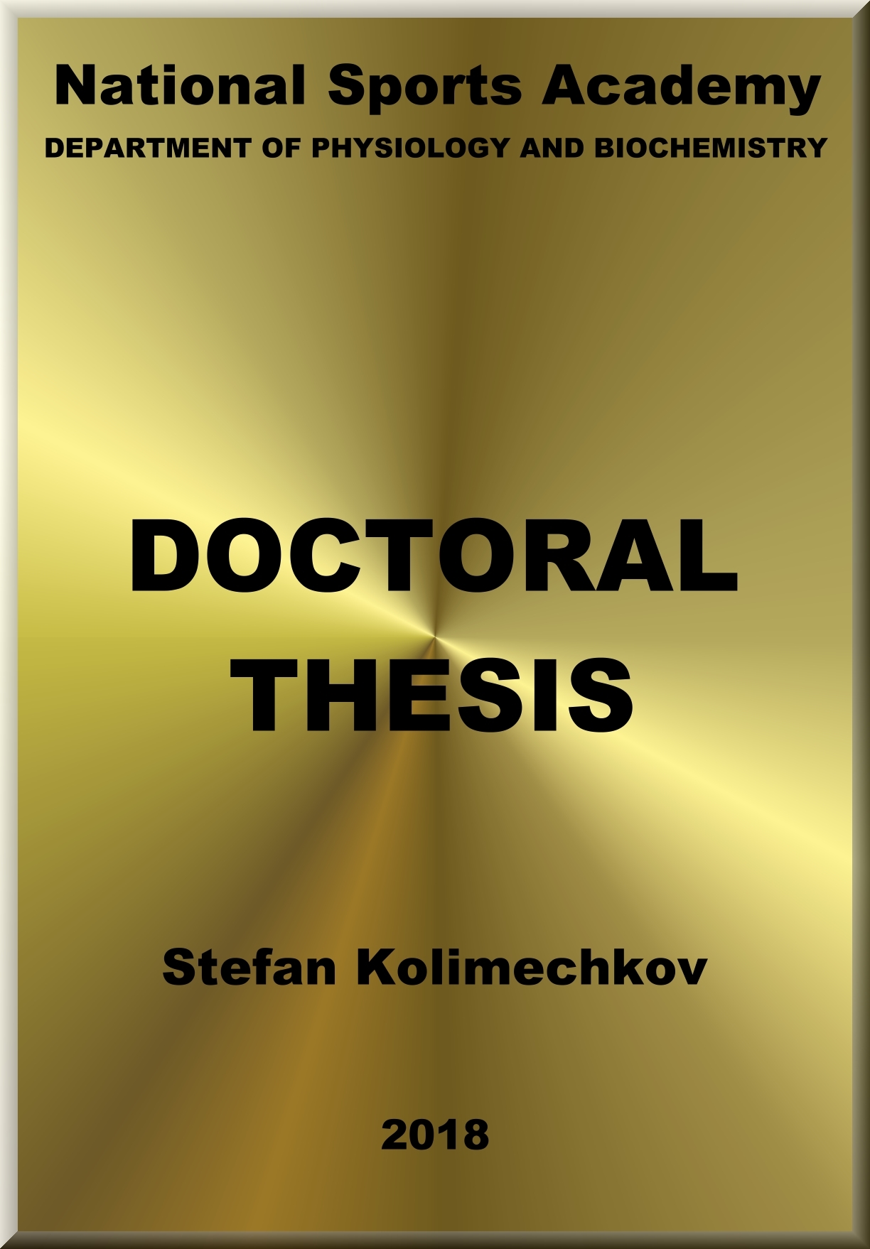 Doctoral Thesis in Physical Education
